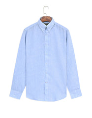 Sky Plain Classic Fit Linen Shirt