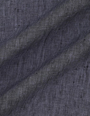 D Grey Plain Classic Fit Linen Shirt