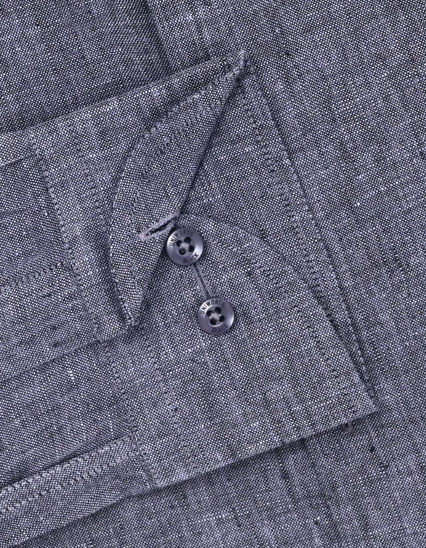 Plain D Grey Tailored Smart Fit Shirt FS2425-3SF-15.5