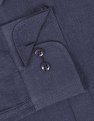 Plain Navy Classic Fit Shirt FS2426-1RF-16.5