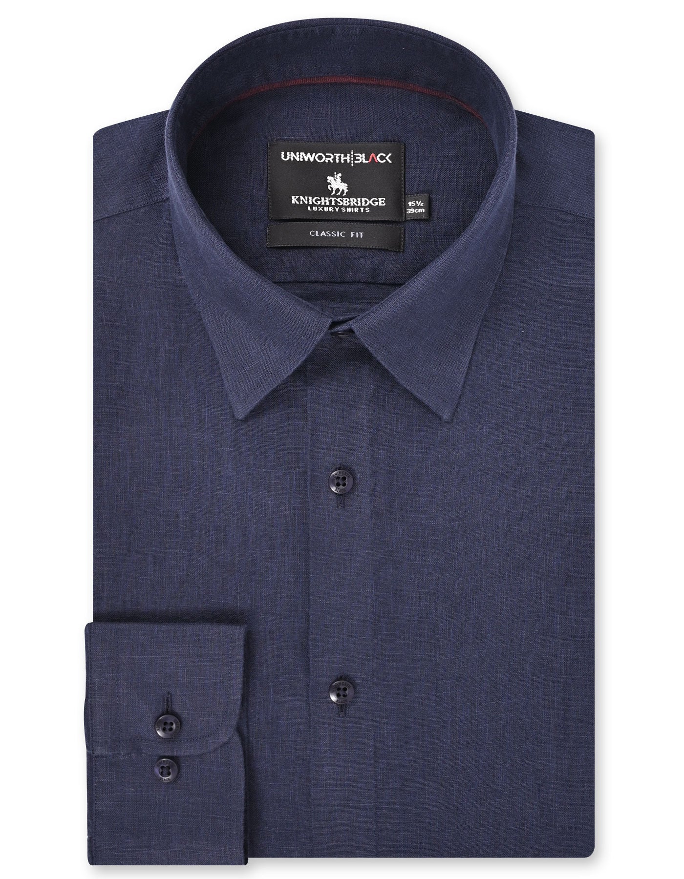 Plain Navy Classic Fit Shirt FS2426-1RF-16