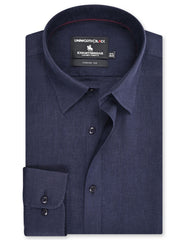 Plain Navy Classic Fit Shirt FS2426-1RF-14.5