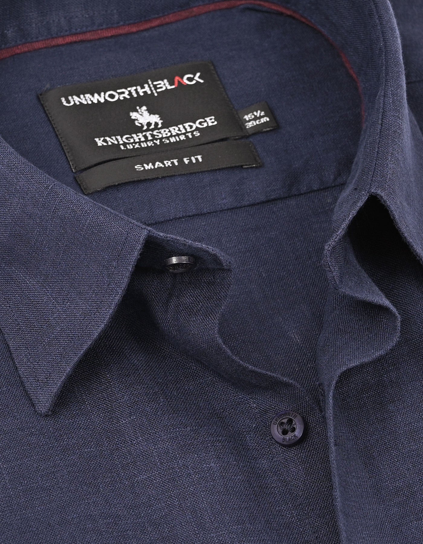 Plain Navy Tailored Smart Fit Shirt FS2426-1SF-16