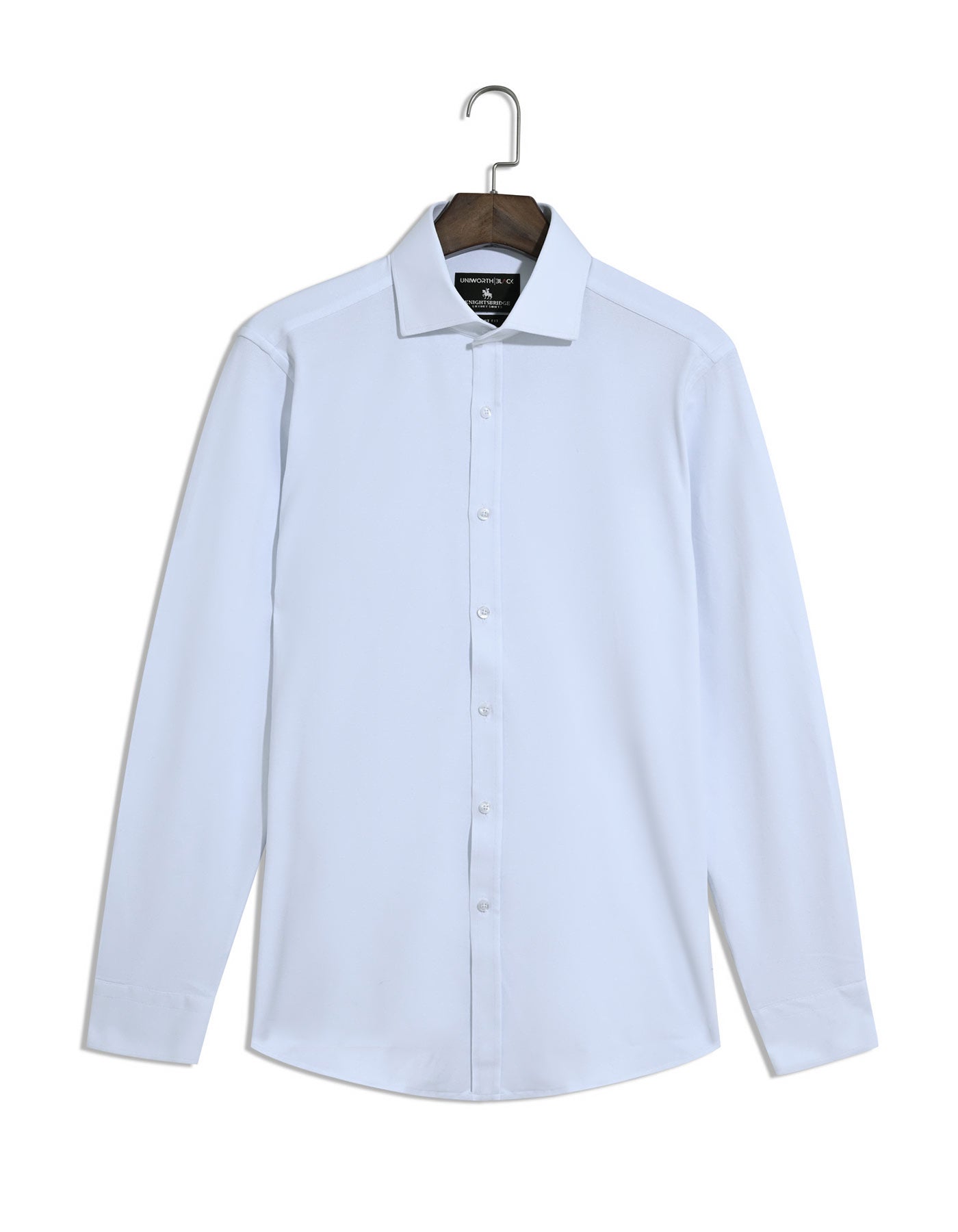 Plain White Tailored Smart Fit Shirt FS25SF-15.5