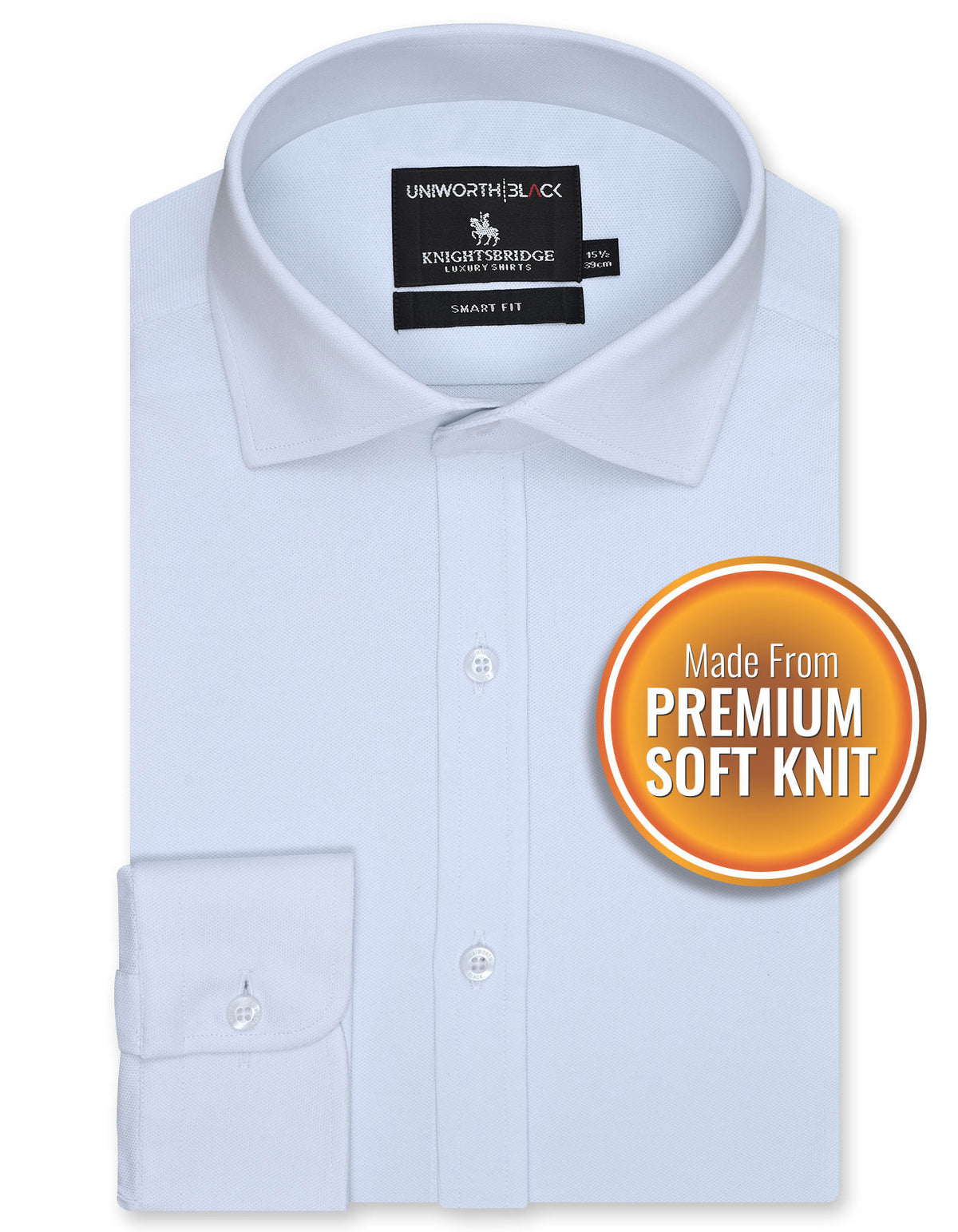 Plain White Tailored Smart Fit Shirt FS25SF-14.5