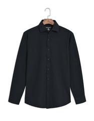 Plain Black Classic Fit Shirt FS26RF-15.5