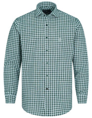 Check White/Green Tailored Smart Fit Shirt FS2709-1SF-14.5