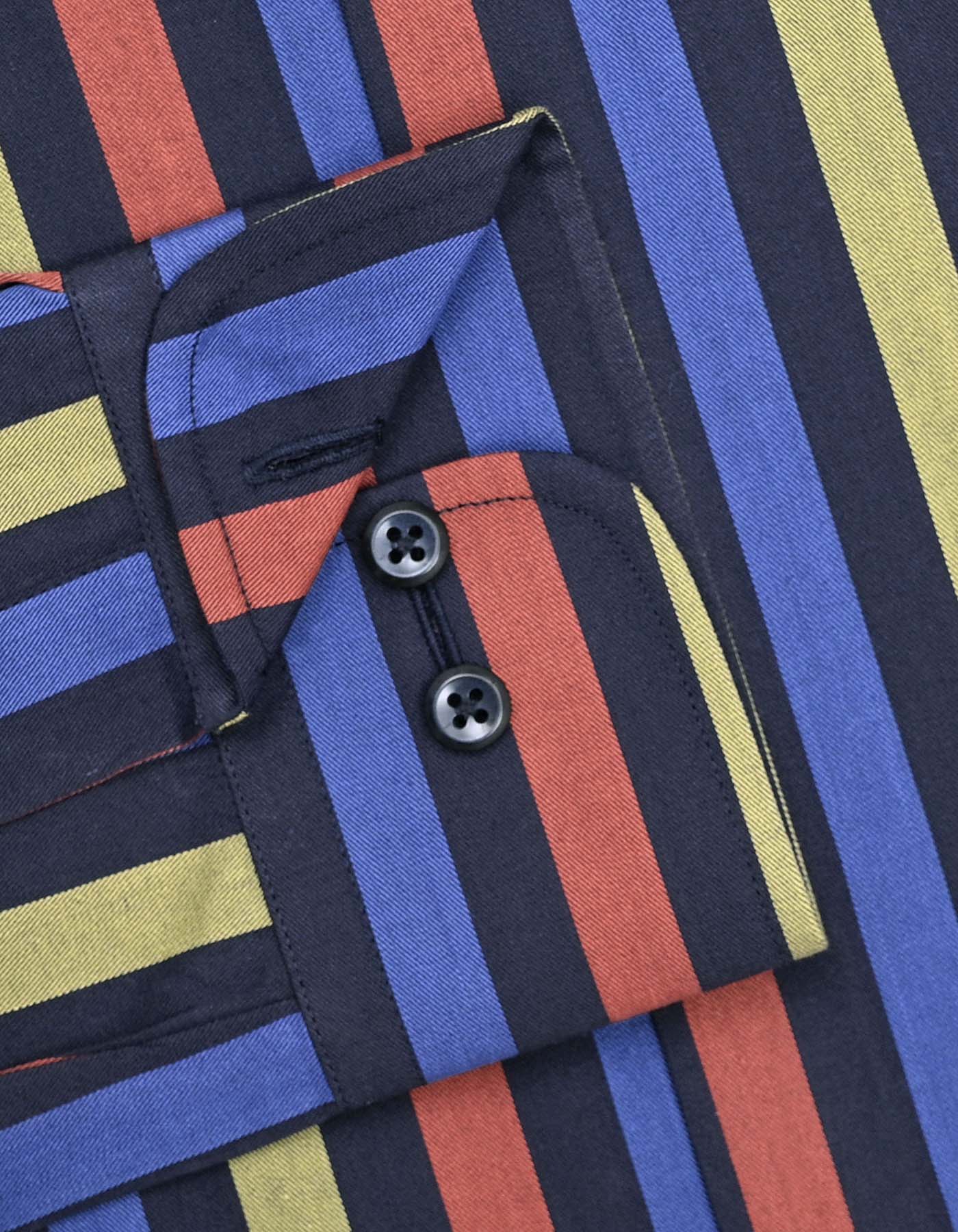 Stripe Navy/Red Classic Fit Shirt FS2713RF-15.5
