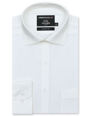Plain Off White Classic Fit Shirt FS2715-4RF-14.5