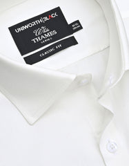 Plain Off White Classic Fit Shirt FS2715-5RF-15