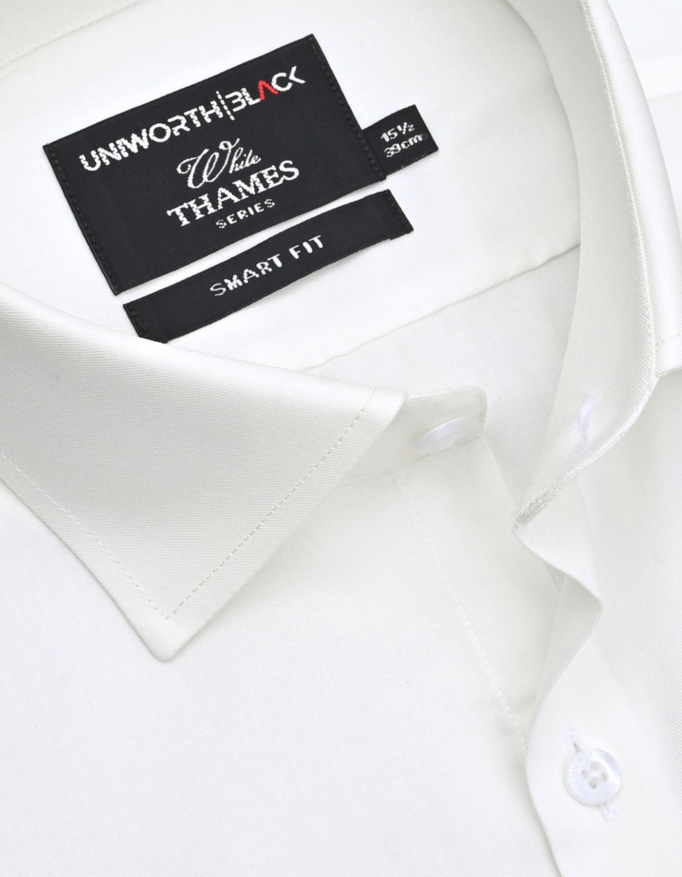 Plain Off White Tailored Smart Fit Shirt FS2715-5SF-15