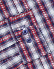 Check Blue/Red Classic Fit Shirt FS2718RF-15.5