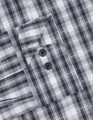 Check White/Black Tailored Smart Fit Shirt FS2720-1SF-15.5