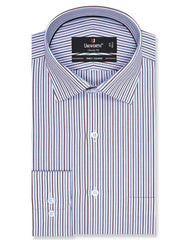 Stripe Maroon Classic Fit Shirt FS2720-2RF-14.5