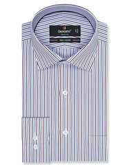 Stripe Maroon Tailored Smart Fit Shirt FS2720-2SF-14.5