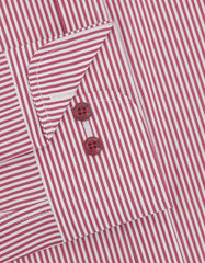 Stripe White/Red Classic Fit Shirt FS2720RF-15.5