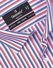 Stripe Red Tailored Smart Fit Shirt FS2724-2SF-15
