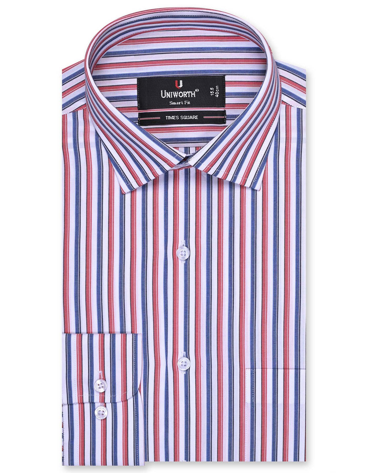 Stripe Red Tailored Smart Fit Shirt FS2724-2SF-14.5