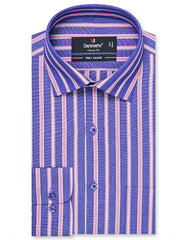 Stripe Purple Classic Fit Shirt FS2725-2RF-14.5