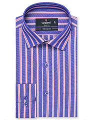 Stripe Purple Tailored Smart Fit Shirt FS2725-2SF-14.5
