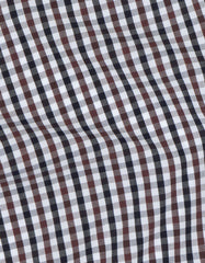 Check White/Brown Tailored Smart Fit Shirt FS2726-1SF-16