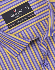 Stripe Yellow Tailored Smart Fit Shirt FS2726-2SF-15