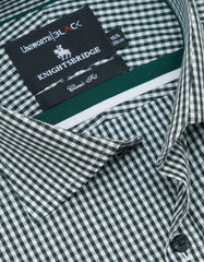 Check White/L Green Classic Fit Shirt FS2727-1RF-15