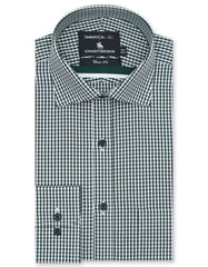 Check White/L Green Classic Fit Shirt FS2727-1RF-14.5