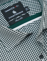 Check White/L Green Tailored Smart Fit Shirt FS2727-1SF-15
