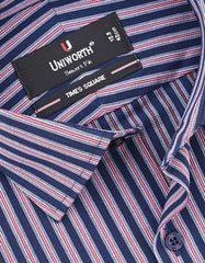 Stripe Navy Tailored Smart Fit Shirt FS2731SH-15