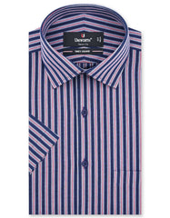 Stripe Navy Tailored Smart Fit Shirt FS2731SH-14.5