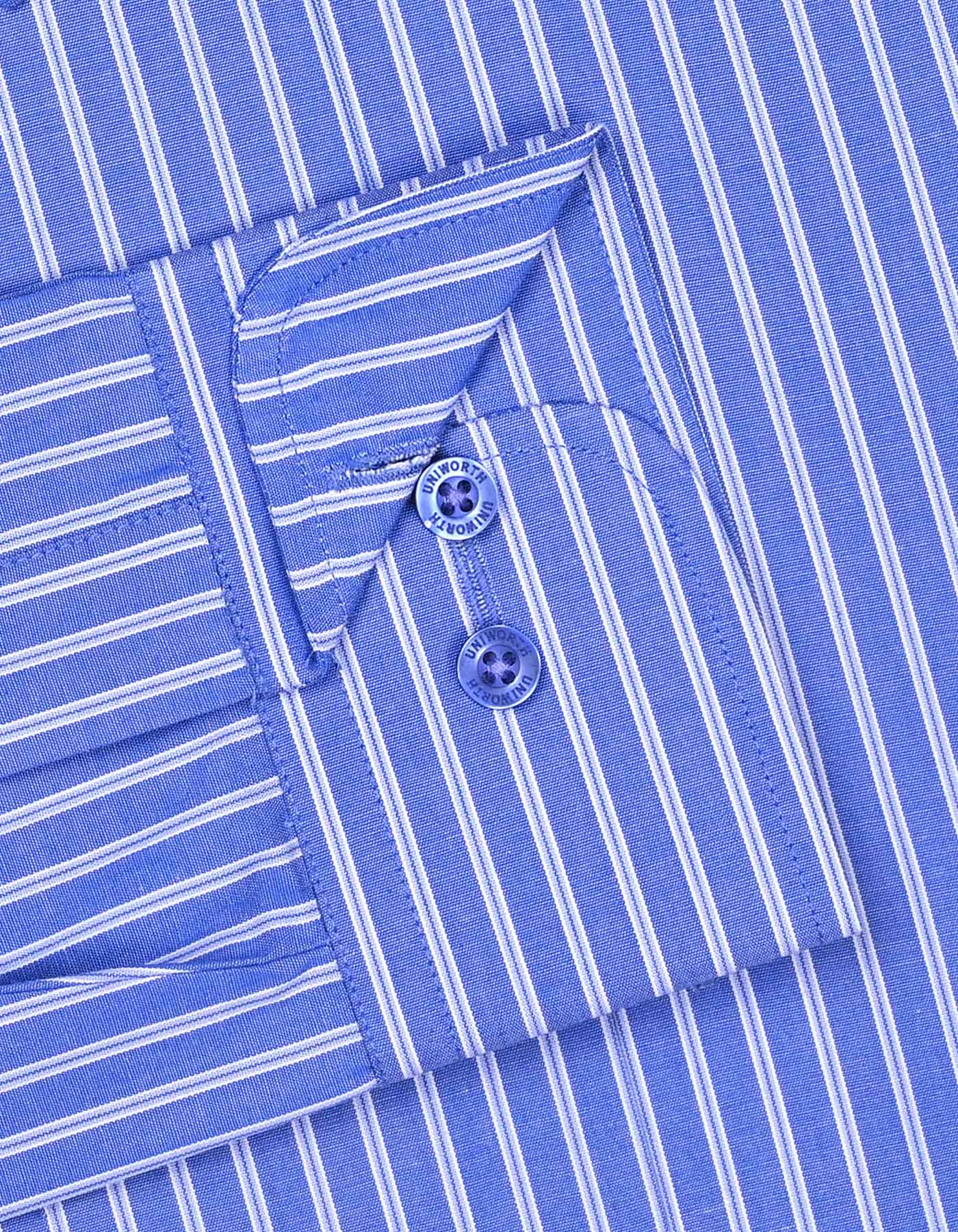 Stripe Blue Tailored Smart Fit Shirt FS2732SF-15.5