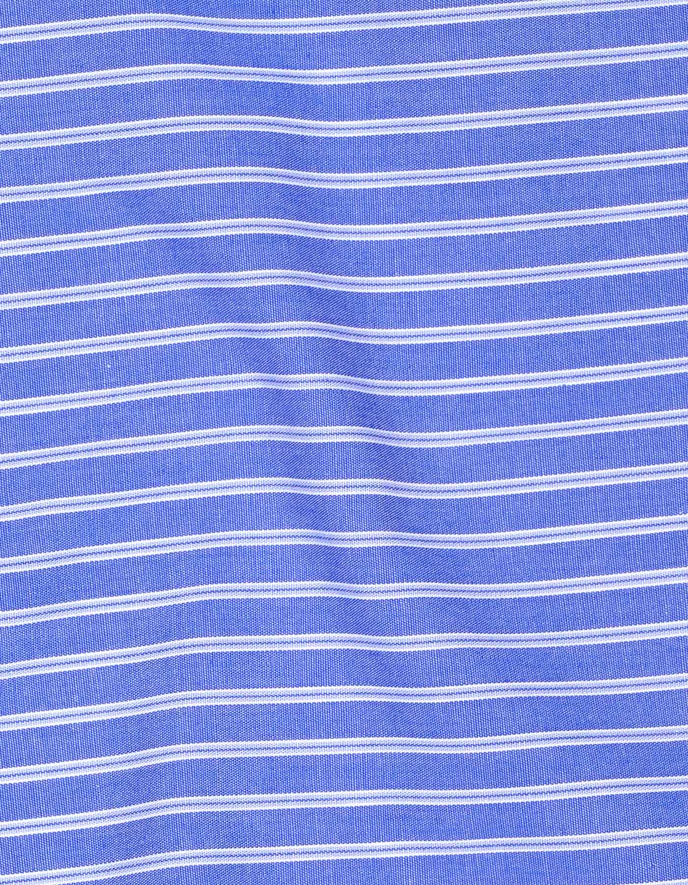 Stripe Blue Tailored Smart Fit Shirt FS2732SF-16