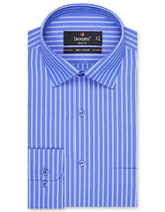 Stripe Blue Tailored Smart Fit Shirt FS2732SF-14.5
