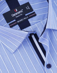 Stripe Sky Tailored Smart Fit Shirt FS2736-1SF-15
