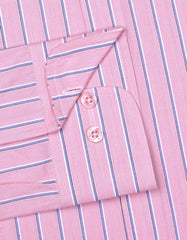 Stripe L Pink Classic Fit Shirt FS2737-2RF-15.5
