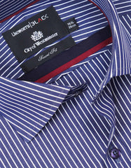 Stripe Navy Tailored Smart Fit Shirt FS2738SF-15