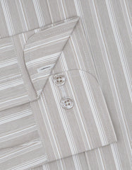 Stripe Beige Smart Fit Shirt FS2740-3SF-15.5