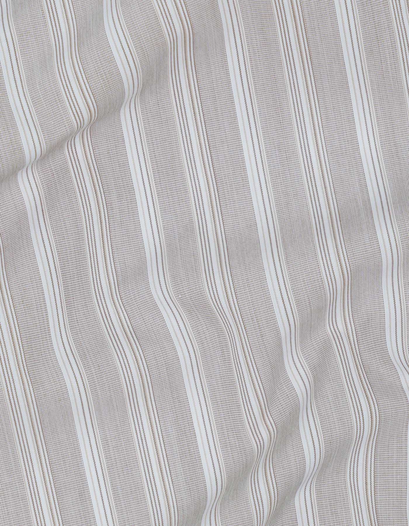 Stripe Beige Smart Fit Shirt FS2740-3SF-16