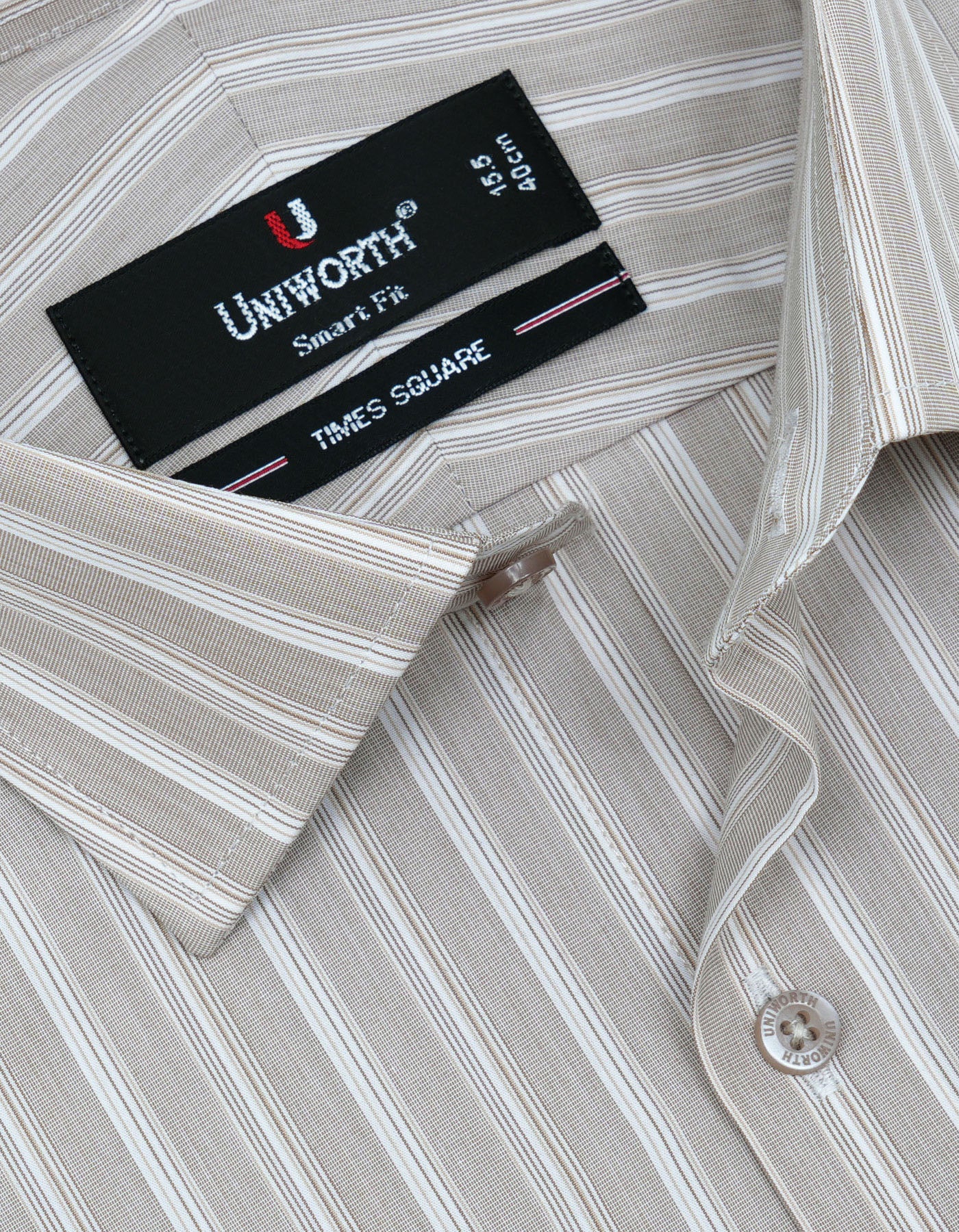 Stripe Beige Smart Fit Shirt FS2740-3SF-15