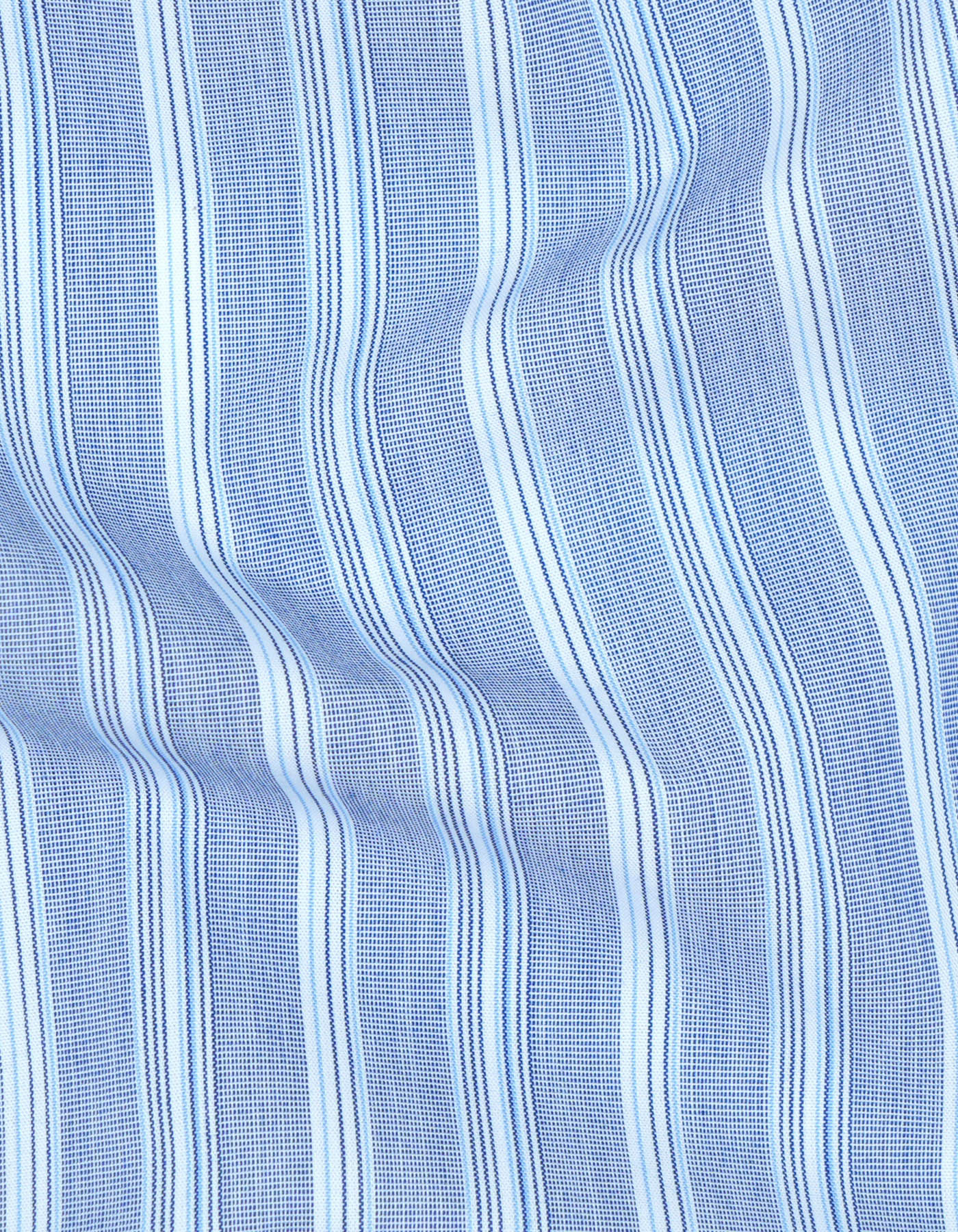 Stripe Blue Tailored Smart Fit Shirt FS2741-2SF-16