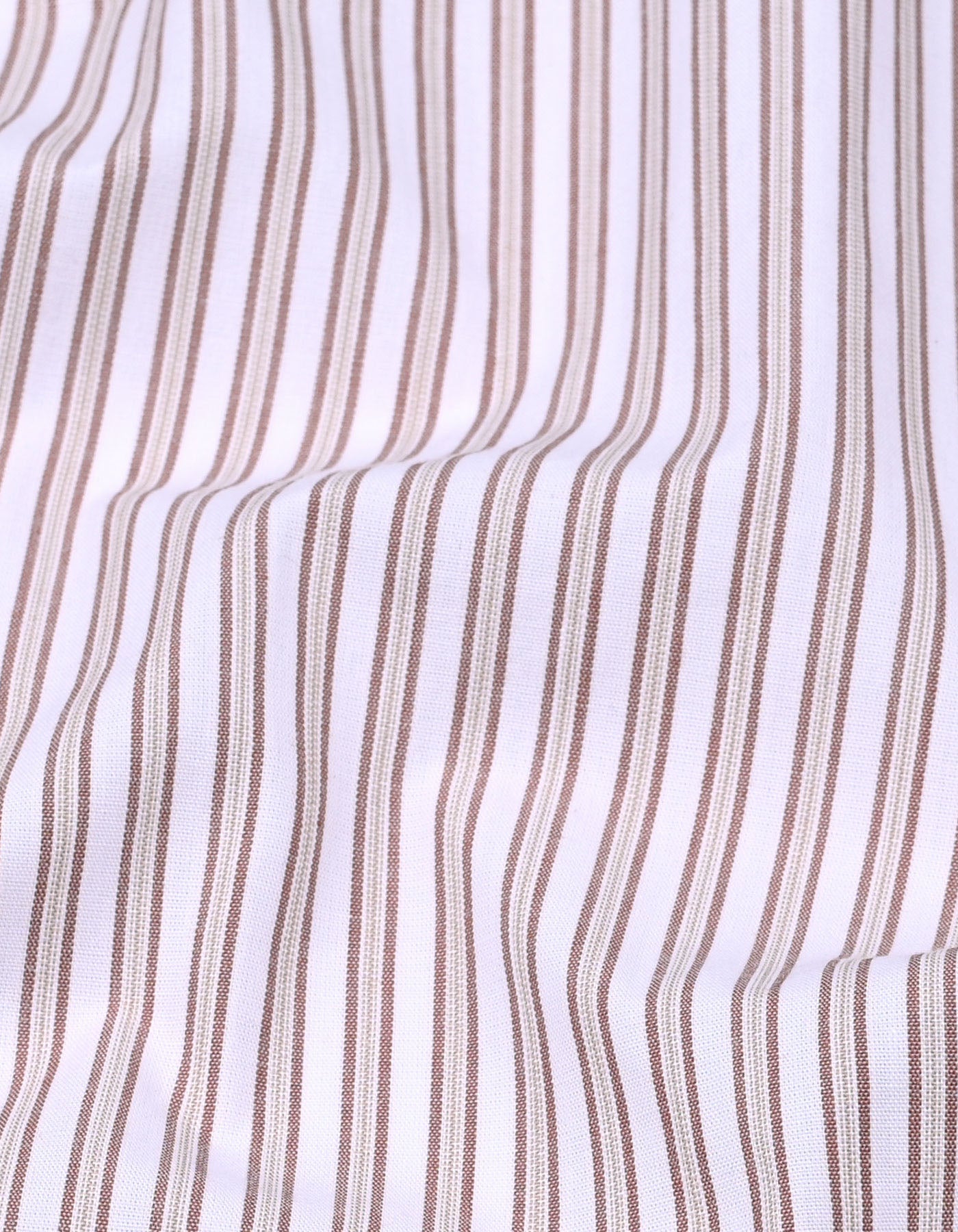 Stripe Brown Classic Fit Shirt FS2744-2RF-16