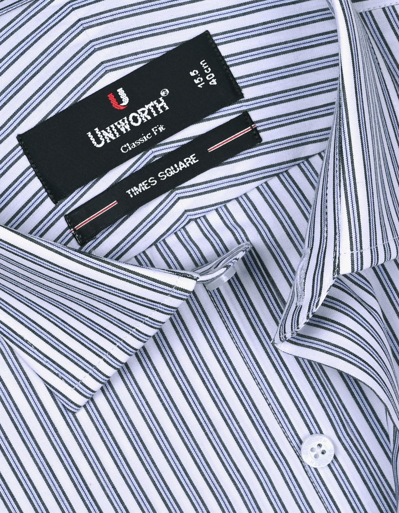 Stripe D Green Classic Fit Shirt FS2745-2RF-15