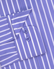 Stripe White/Sky Classic Fit Shirt FS2746-2RF-15.5