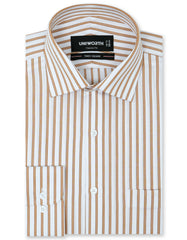 Stripe Mustard Classic Fit Shirt FS2746-3RF-14.5