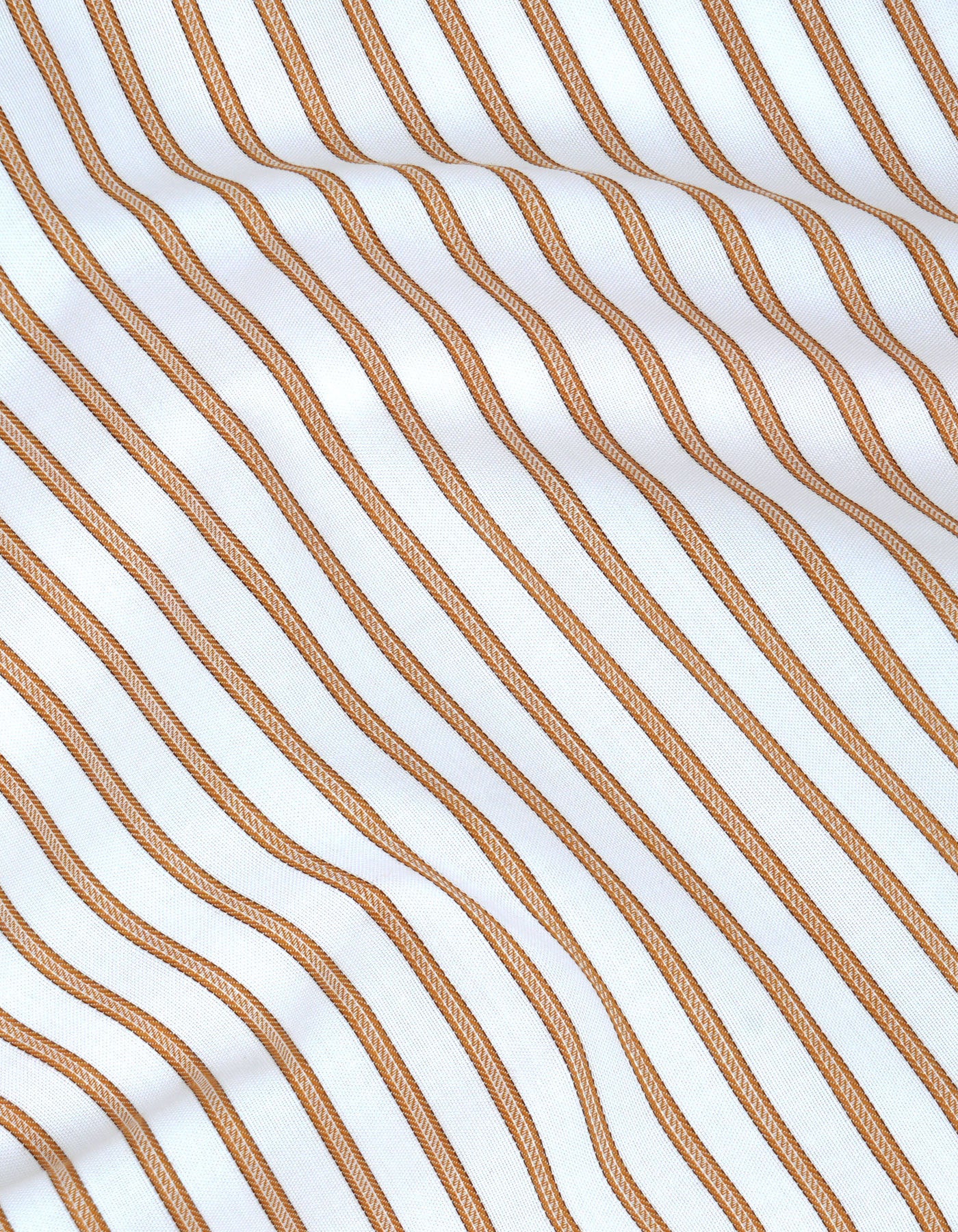 Stripe Mustard Tailored Smart Fit Shirt FS2746-3SF-16