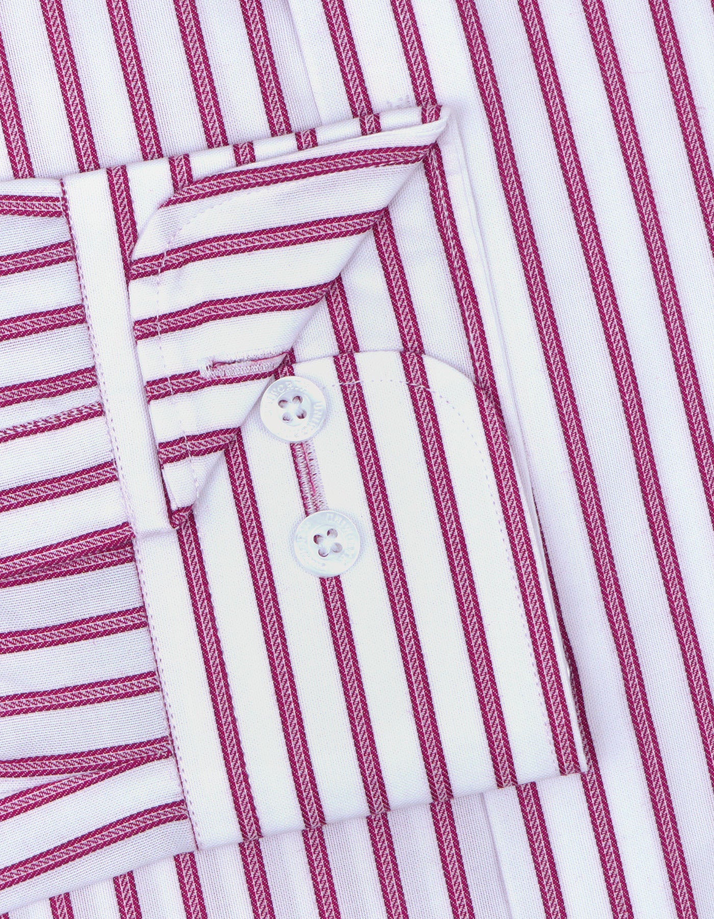 Stripe Maroon Tailored Smart Fit Shirt FS2747-2SF-15.5