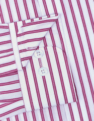 Stripe Maroon Tailored Smart Fit Shirt FS2747-2SF-15.5