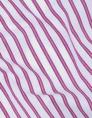 Stripe Maroon Tailored Smart Fit Shirt FS2747-2SF-16