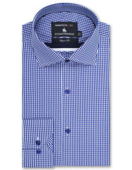 Check White/Blue Classic Fit Shirt FS2748-1RF-14.5